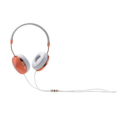 Frends Taylor Over-Ear Headphones with 3 Button Mic/ Remote & Zip Up Carry Case Rose Gold